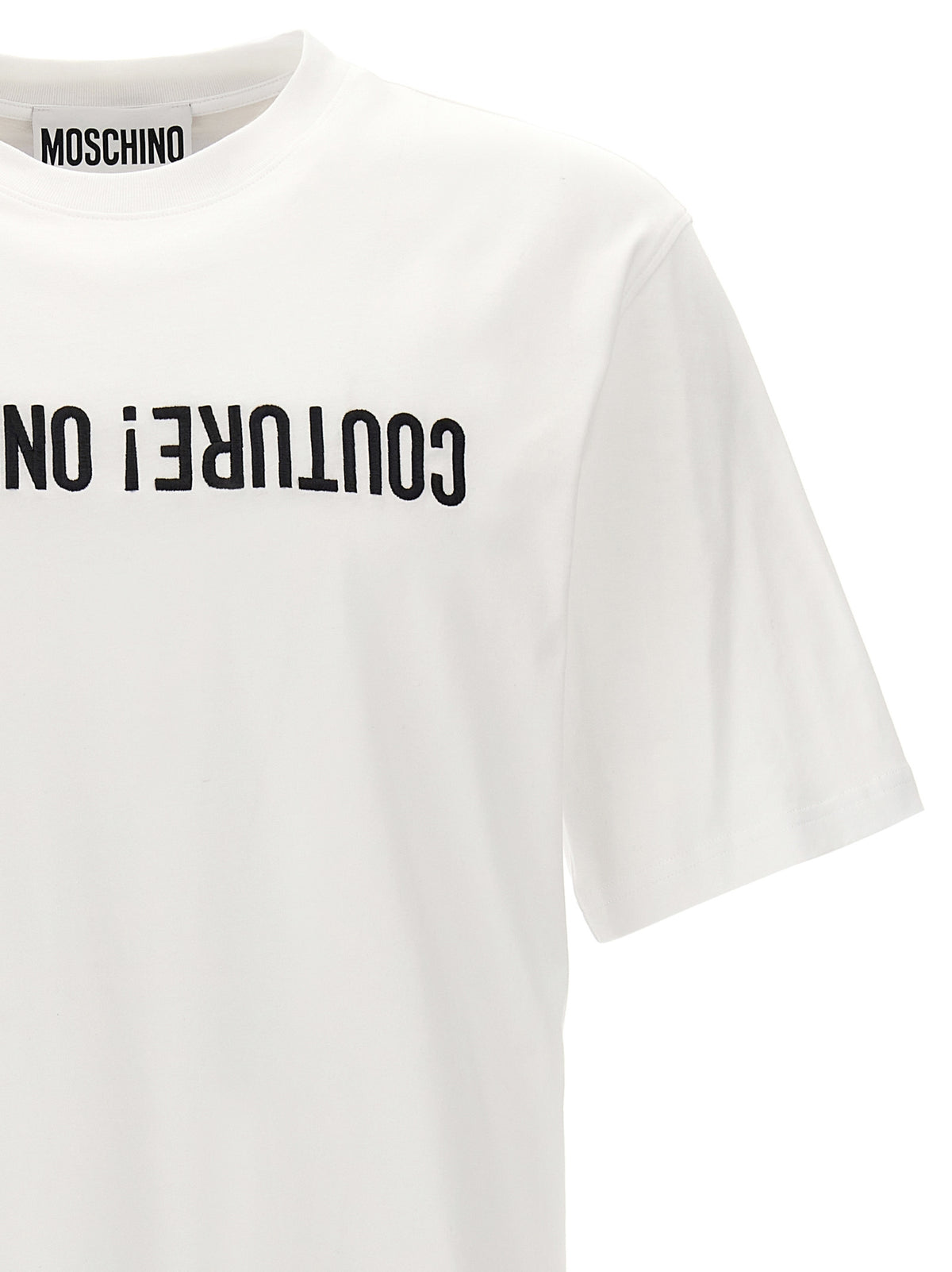 Moschino Tweekleurig Katoenen T-shirt