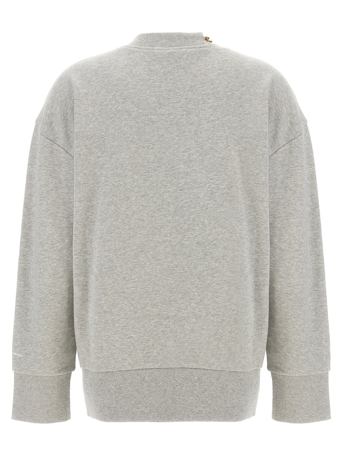 Felpa in cotone grigia Stella McCartney