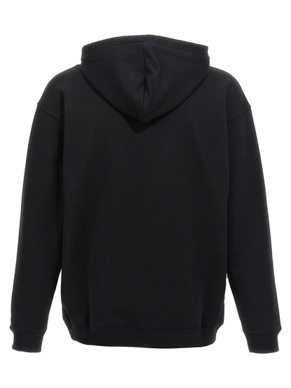 Felpa Moschino bicolore in cotone