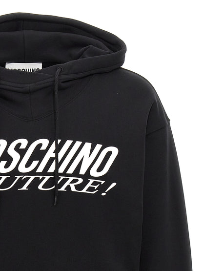 Felpa Moschino bicolore in cotone
