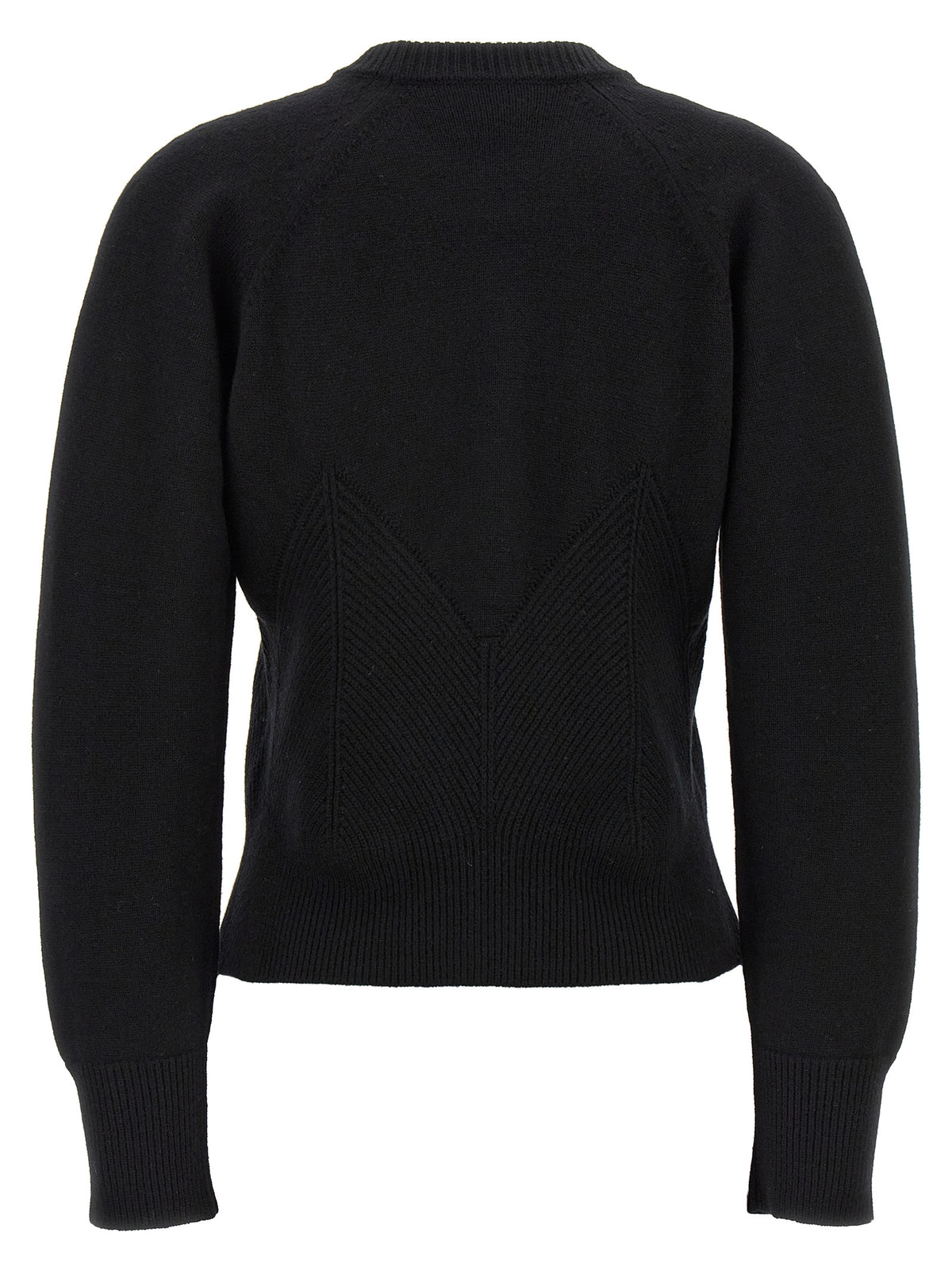 Alexander McQueen Schwarzer Pullover aus Wolle und Kaschmir