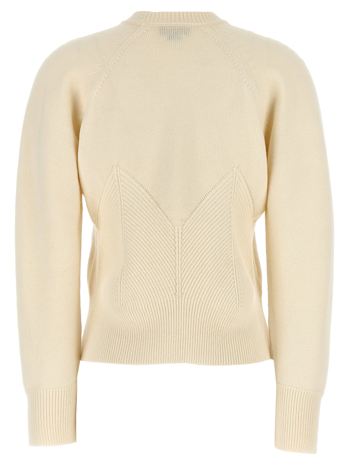 Cardigan en Laine Blanche Alexander McQueen