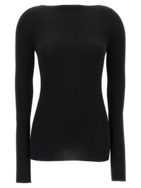 Rick Owens Maglione Nero in Lana