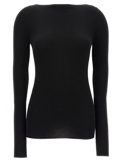Rick Owens Maglione Nero in Lana