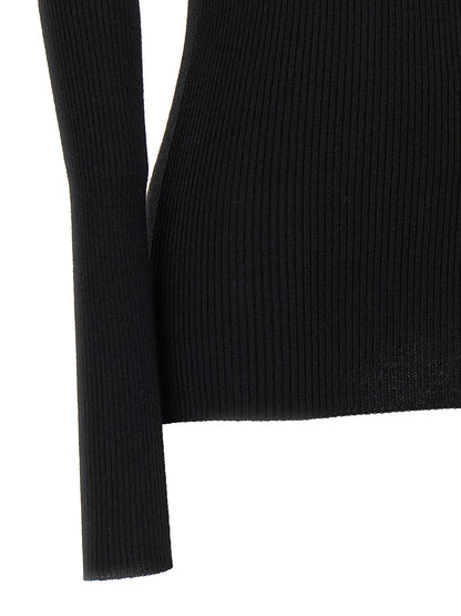 Rick Owens Maglione Nero in Lana