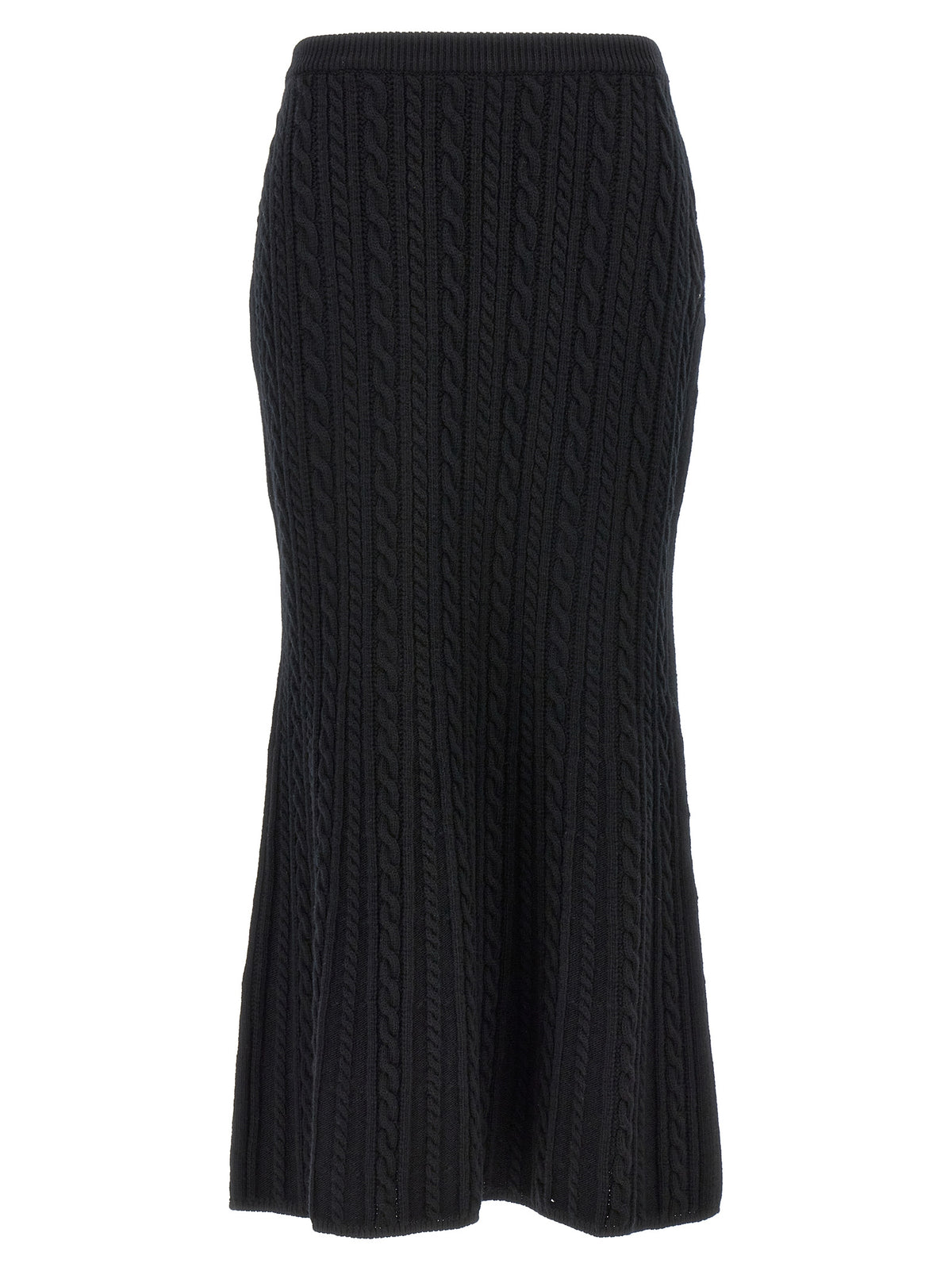 Mini-jupe Alessandra Rich en laine noire