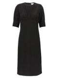 Robe midi noire en viscose Sportmax