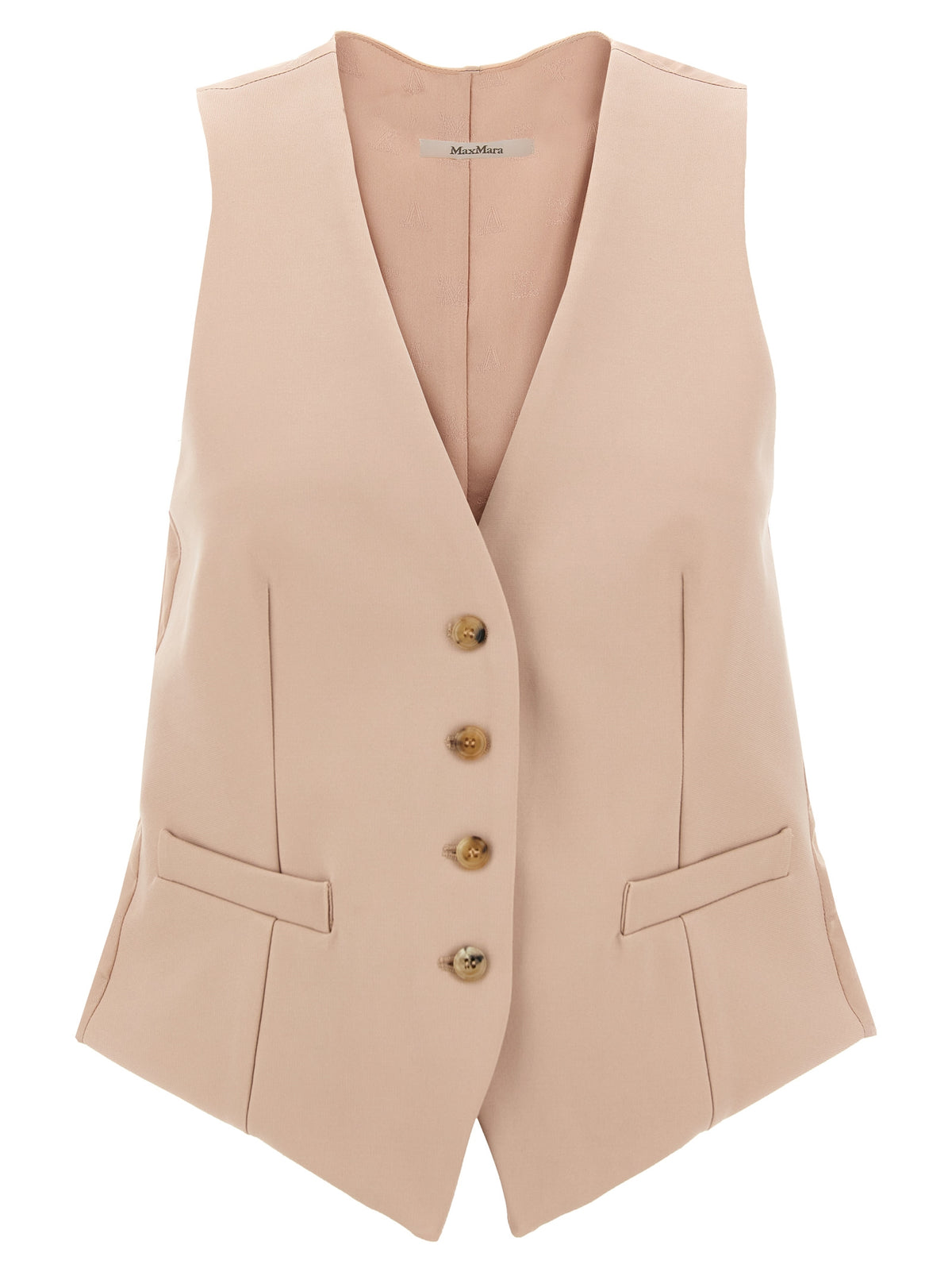 Gilet smanicato Max Mara in acetato multicolor
