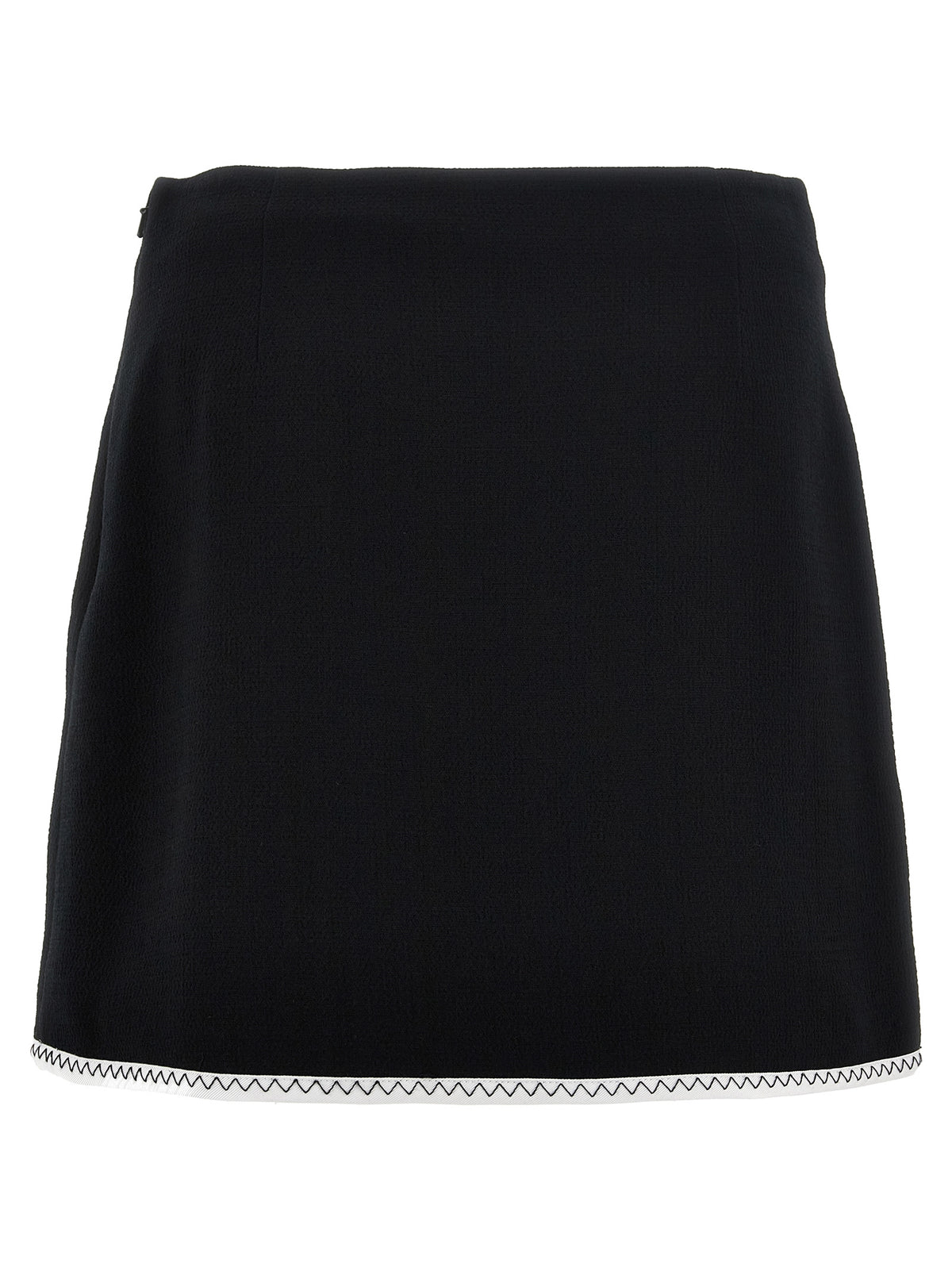 Gonna lunga in viscosa bicolore Moschino