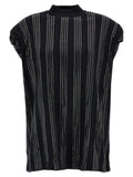 Robe courte en coton noir The Attico