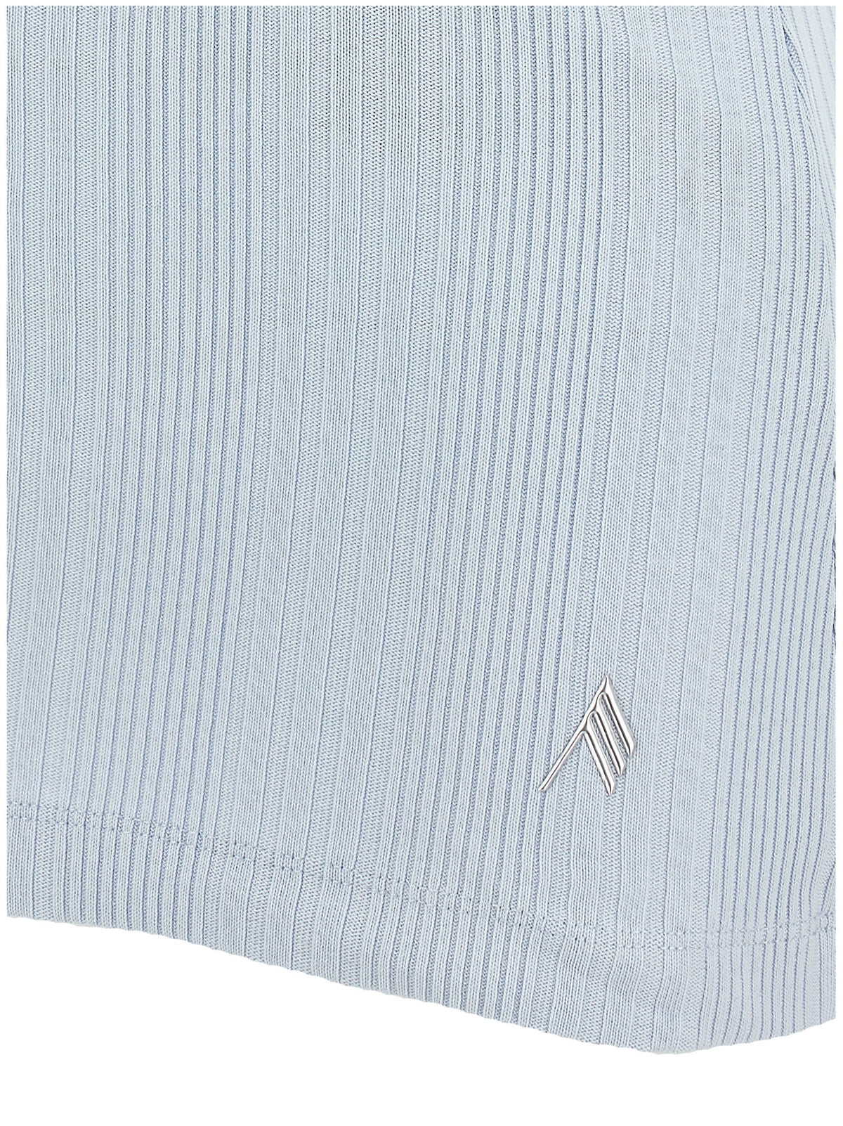 Canotte in cotone blu The Attico