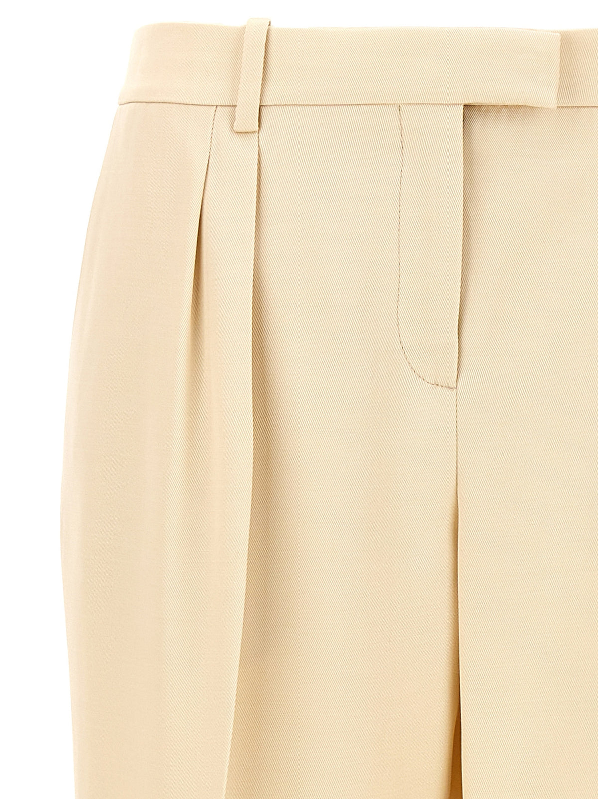 Pantalon de costume Tom Ford en soie beige