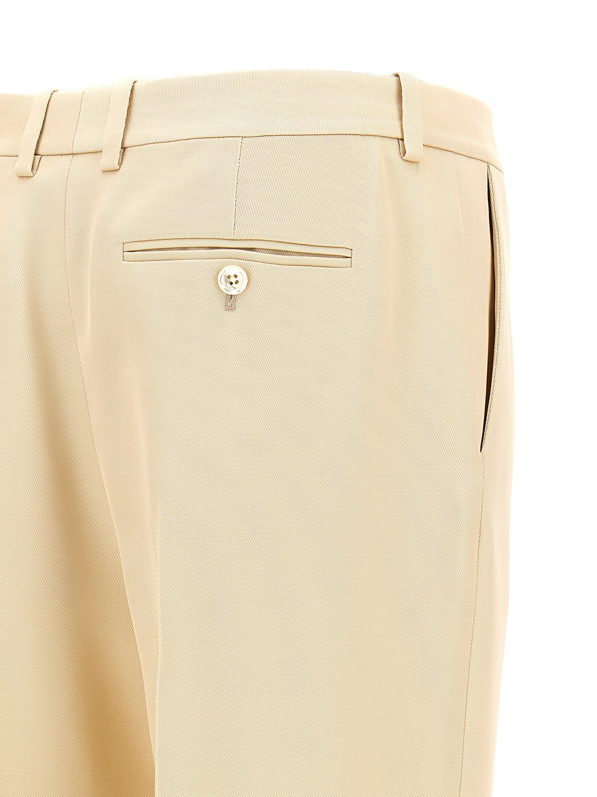 Pantalon de costume Tom Ford en soie beige