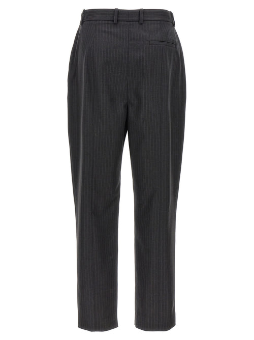 Alexander McQueen Graue Wollhose