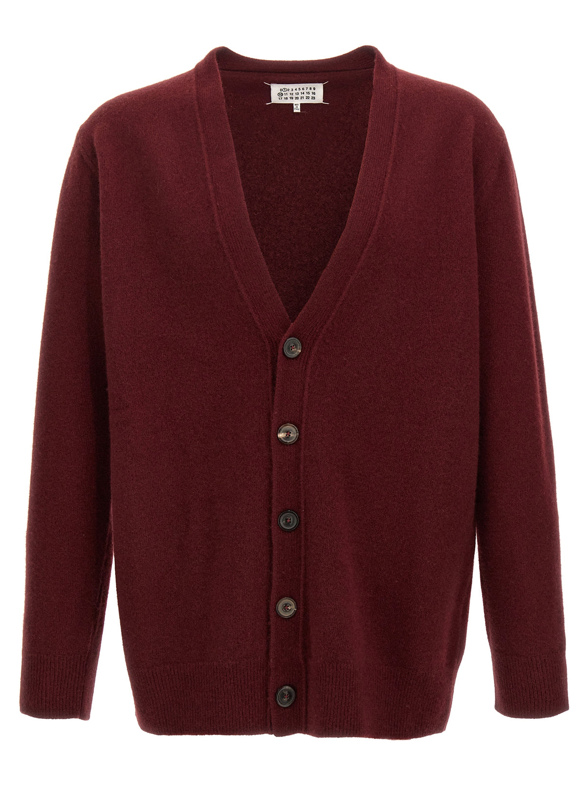 Gilet en laine bordeaux Maison Margiela