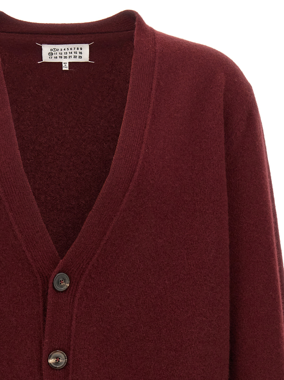 Gilet en laine bordeaux Maison Margiela