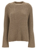 Cardigan en cachemire beige Khaite
