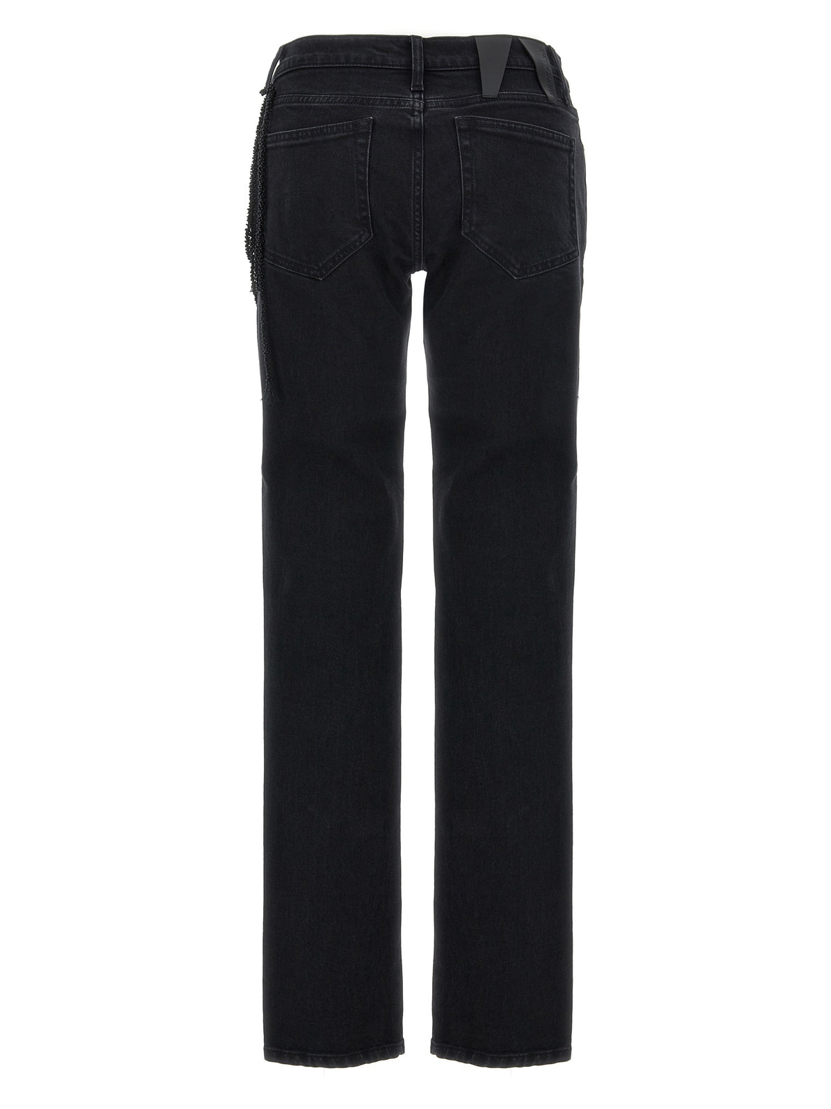 Jean droit en coton noir Darkpark
