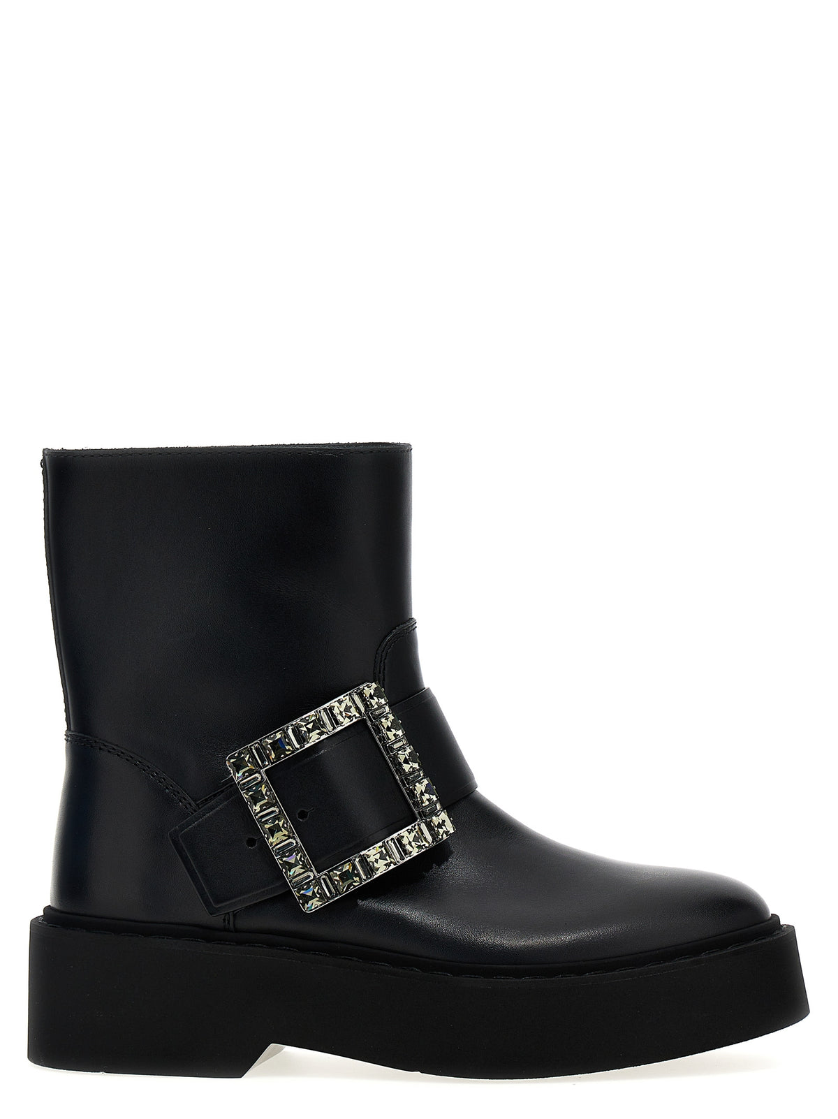 Bottines Roger Vivier en veau noir