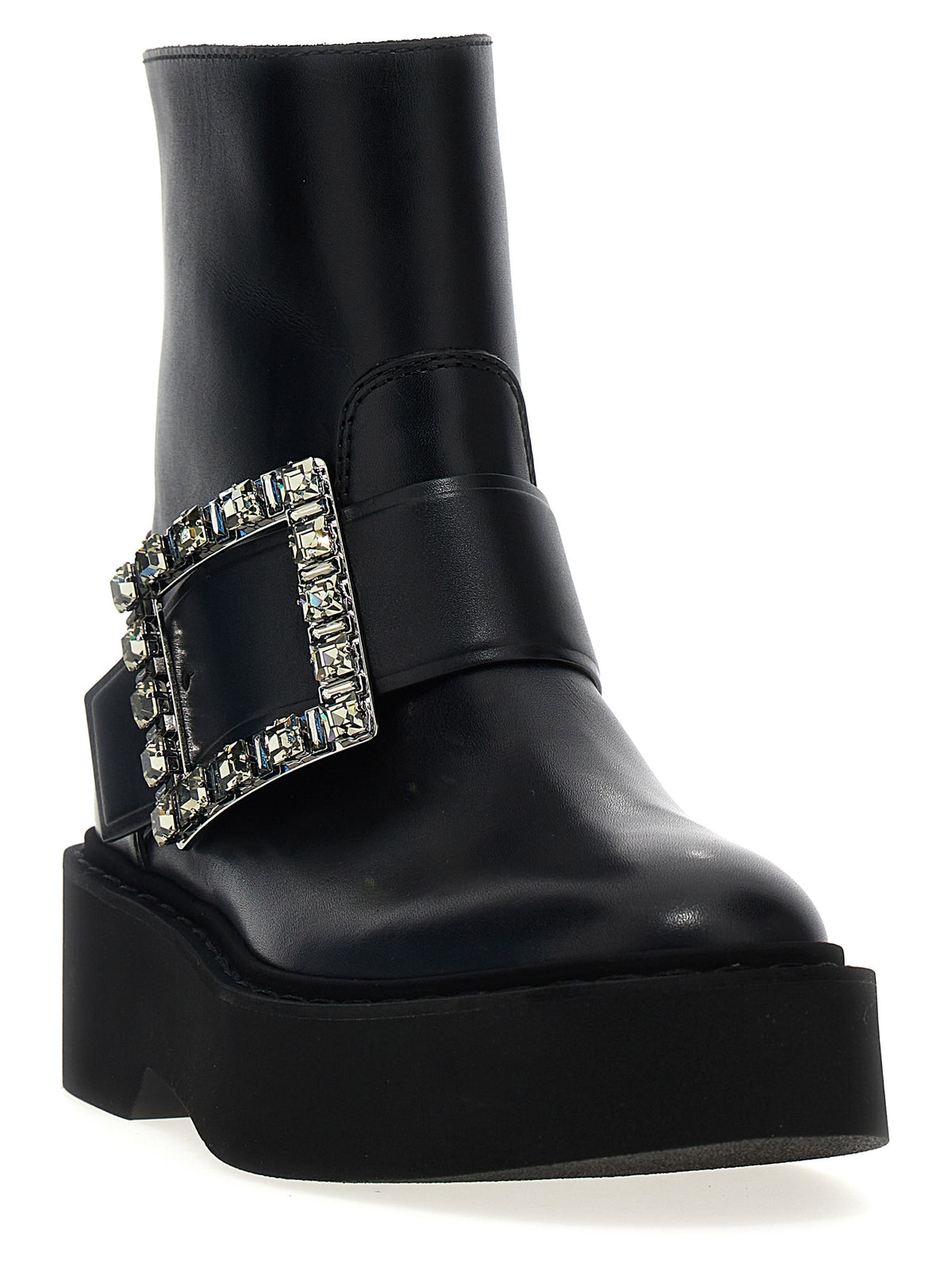 Bottines Roger Vivier en veau noir