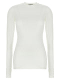 T-shirt a maniche lunghe in poliestere bianco Darkpark