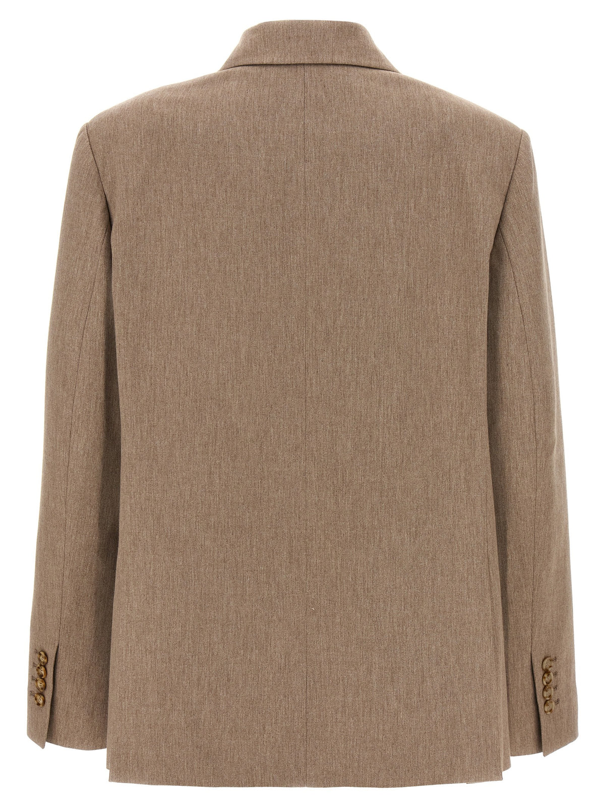 Il blazer in viscosa beige Andamane
