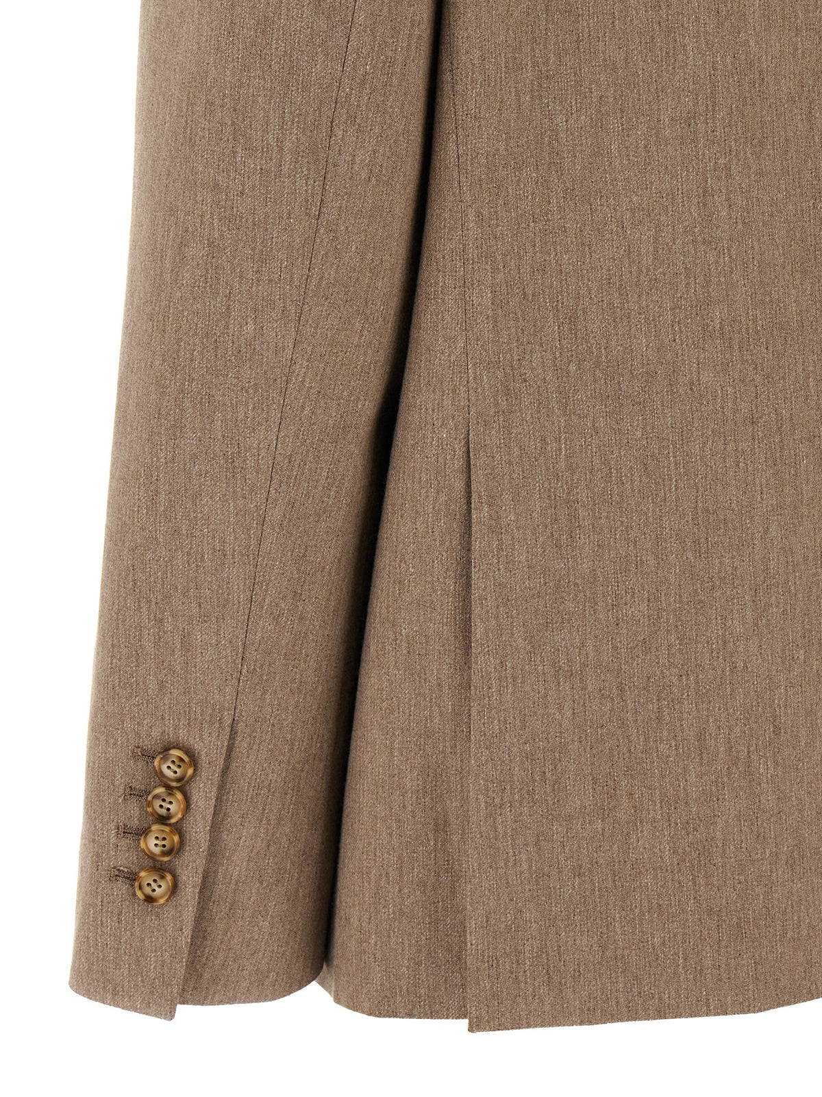Il blazer in viscosa beige Andamane