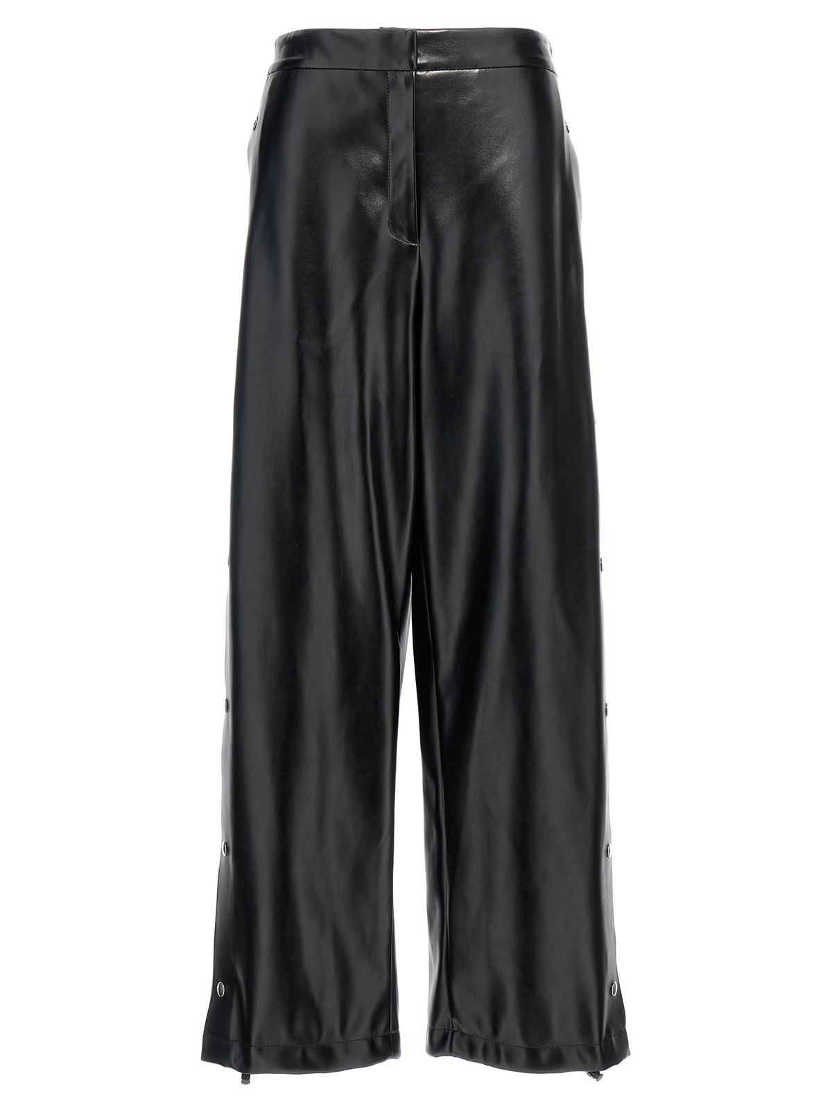 Pantalon décontracté noir en polyester Stella McCartney