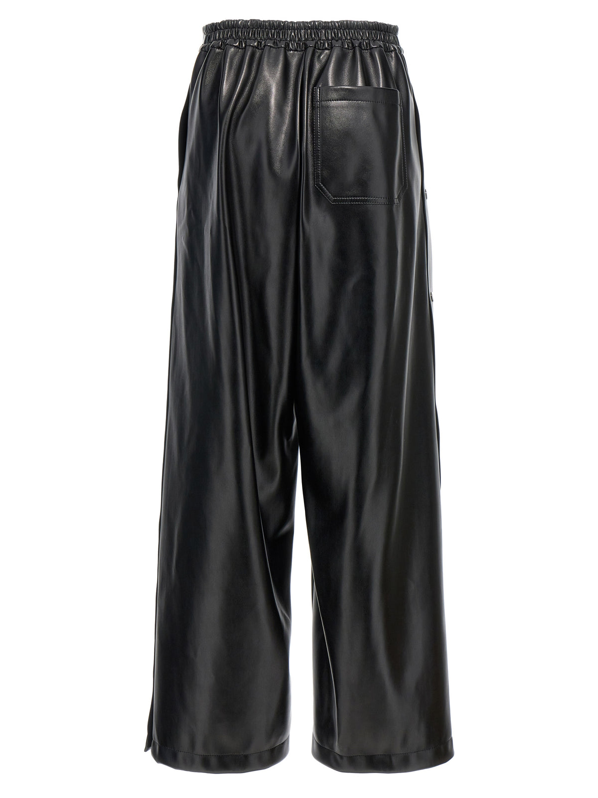 Pantalon décontracté noir en polyester Stella McCartney