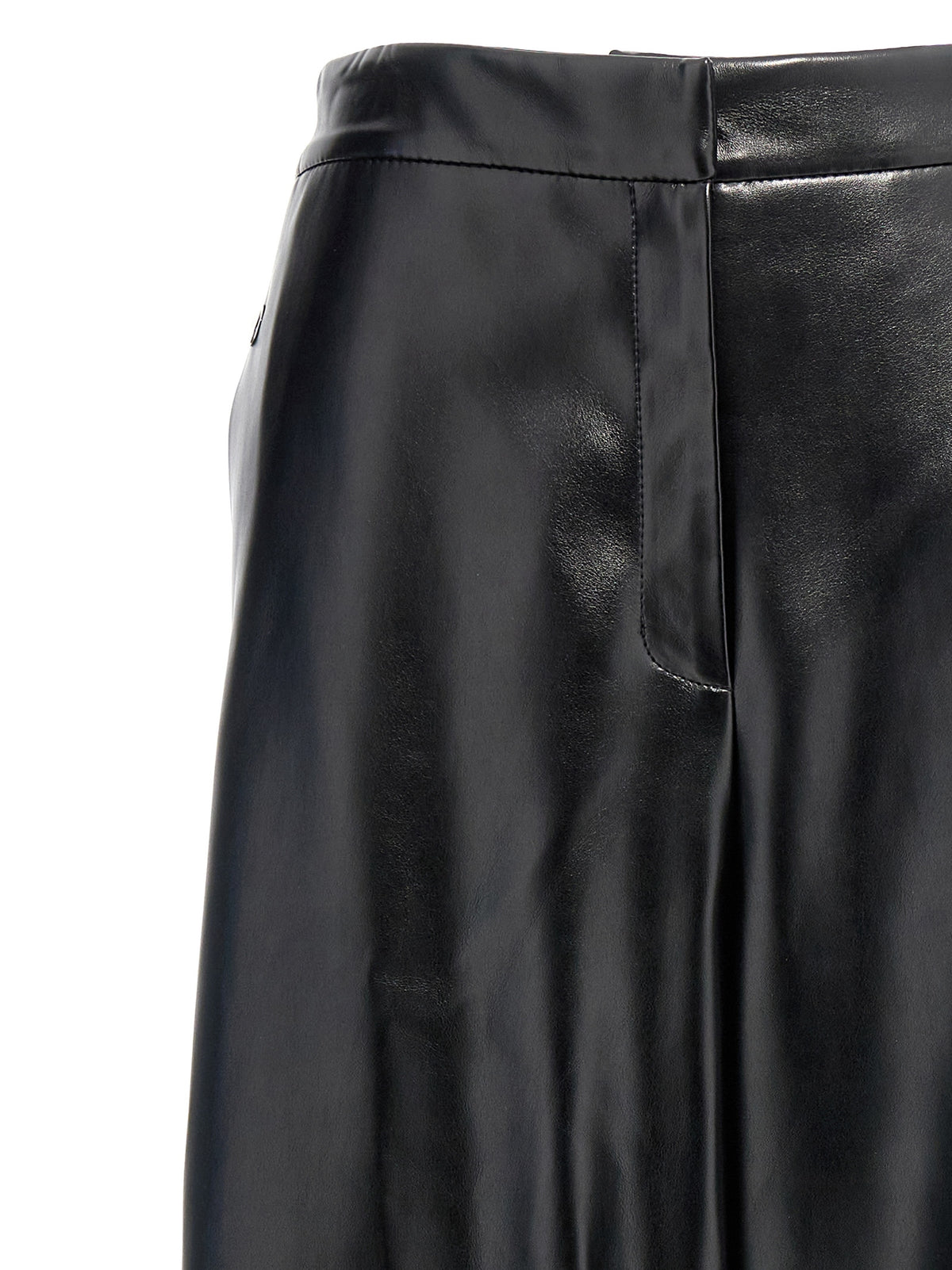 Pantalon décontracté noir en polyester Stella McCartney