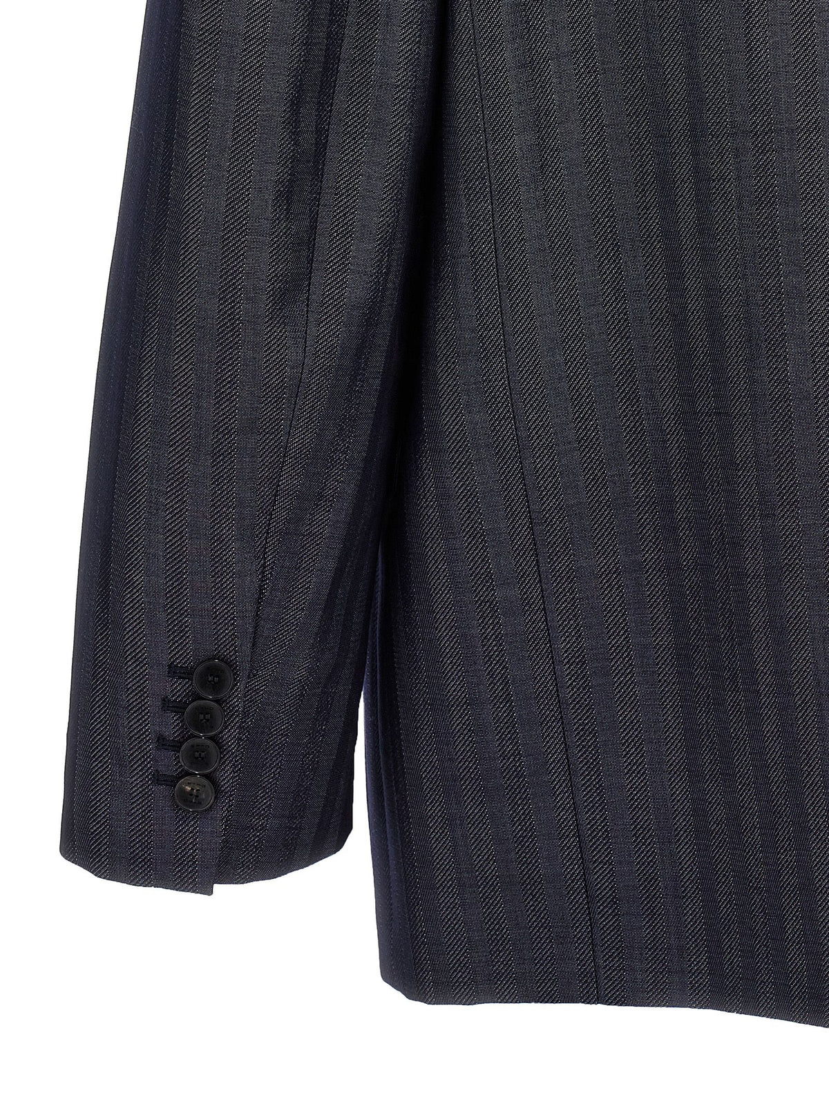 Blazer Etro in lana blu