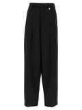 Giuseppe Di Morabito Pantalon décontracté en laine vierge noire