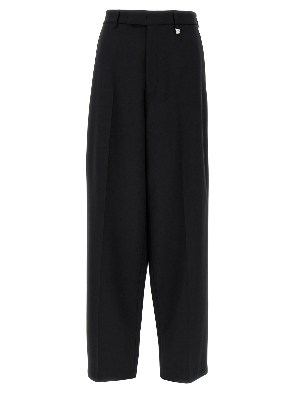 Giuseppe Di Morabito Pantalon décontracté en laine vierge noire