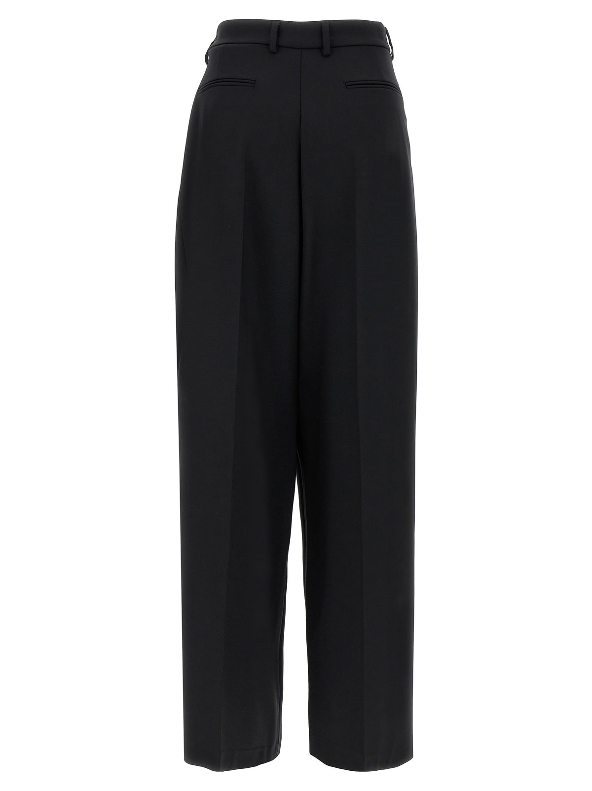 Giuseppe Di Morabito Pantalon décontracté en laine vierge noire