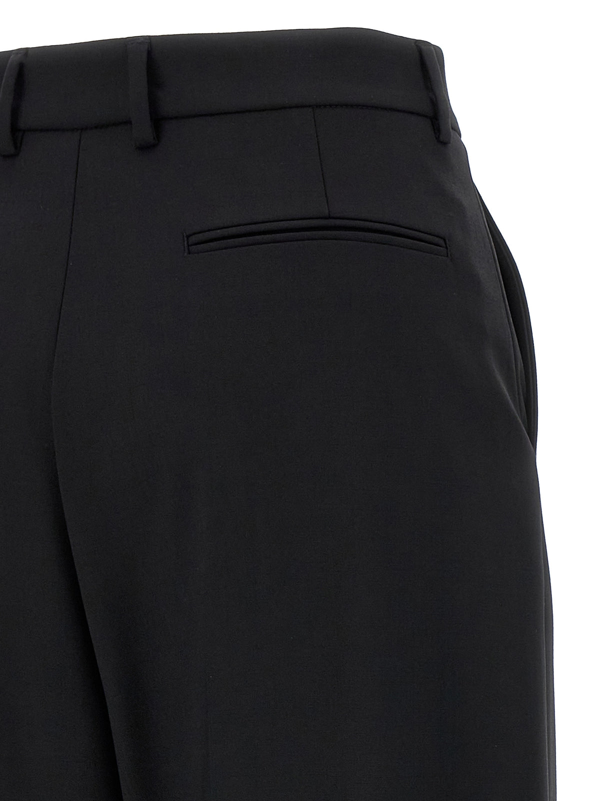 Giuseppe Di Morabito Pantalon décontracté en laine vierge noire