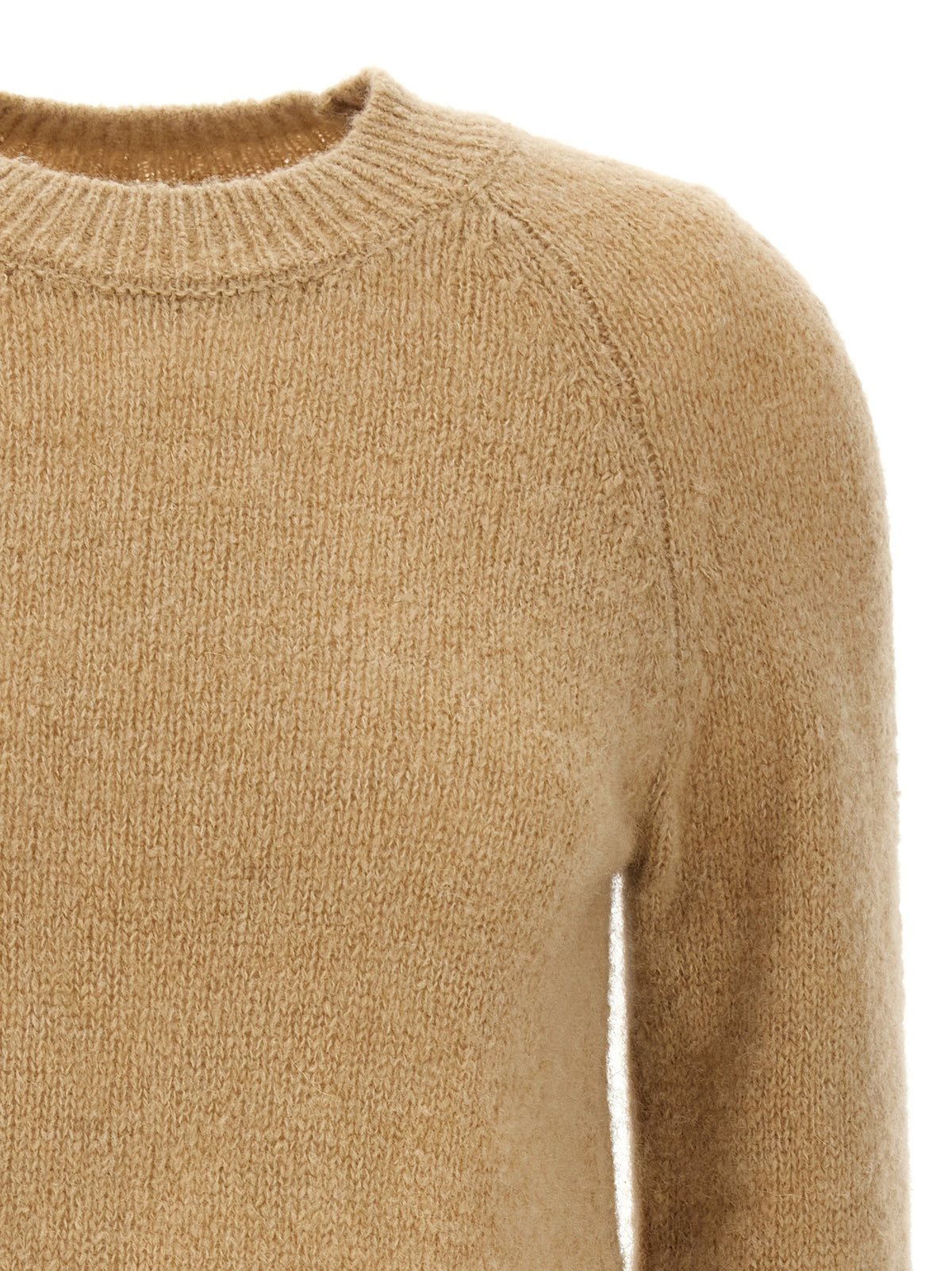 Cardigan en laine beige Dries Van Noten
