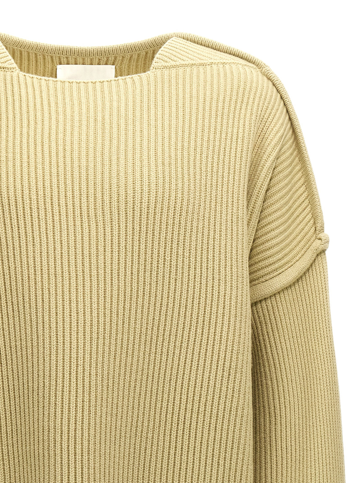 Gilet en laine bicolore Jil Sander