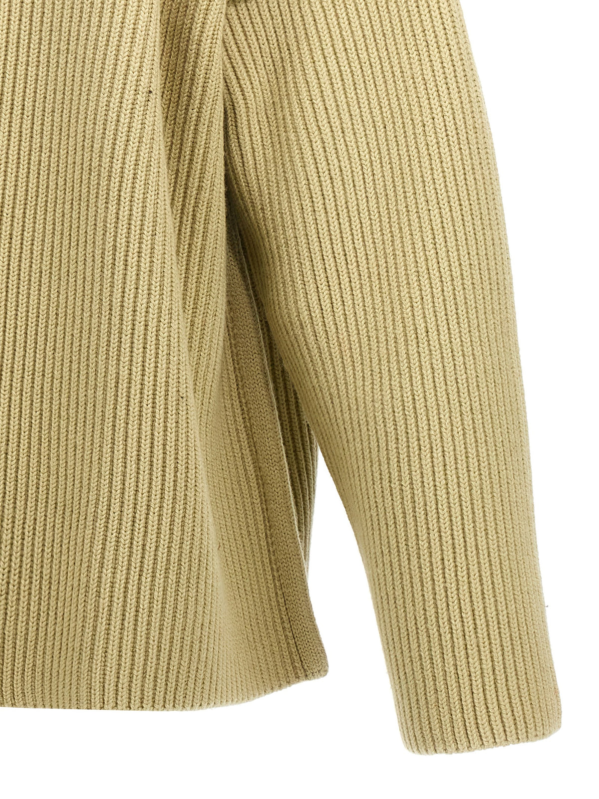 Gilet en laine bicolore Jil Sander