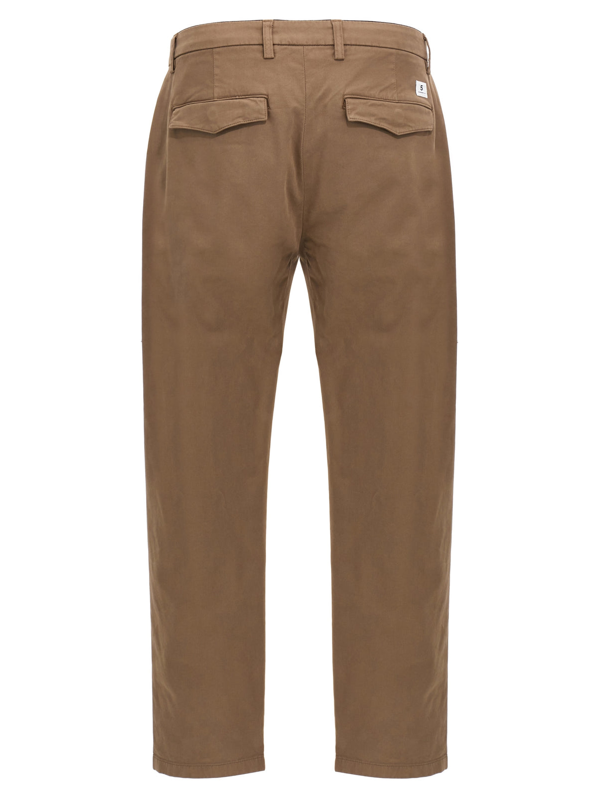 Pantalon décontracté en coton marron Department 5