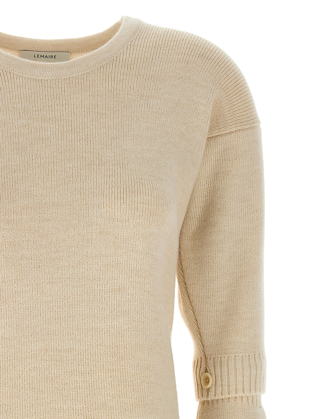 Robe courte Lemaire en acétate blanc