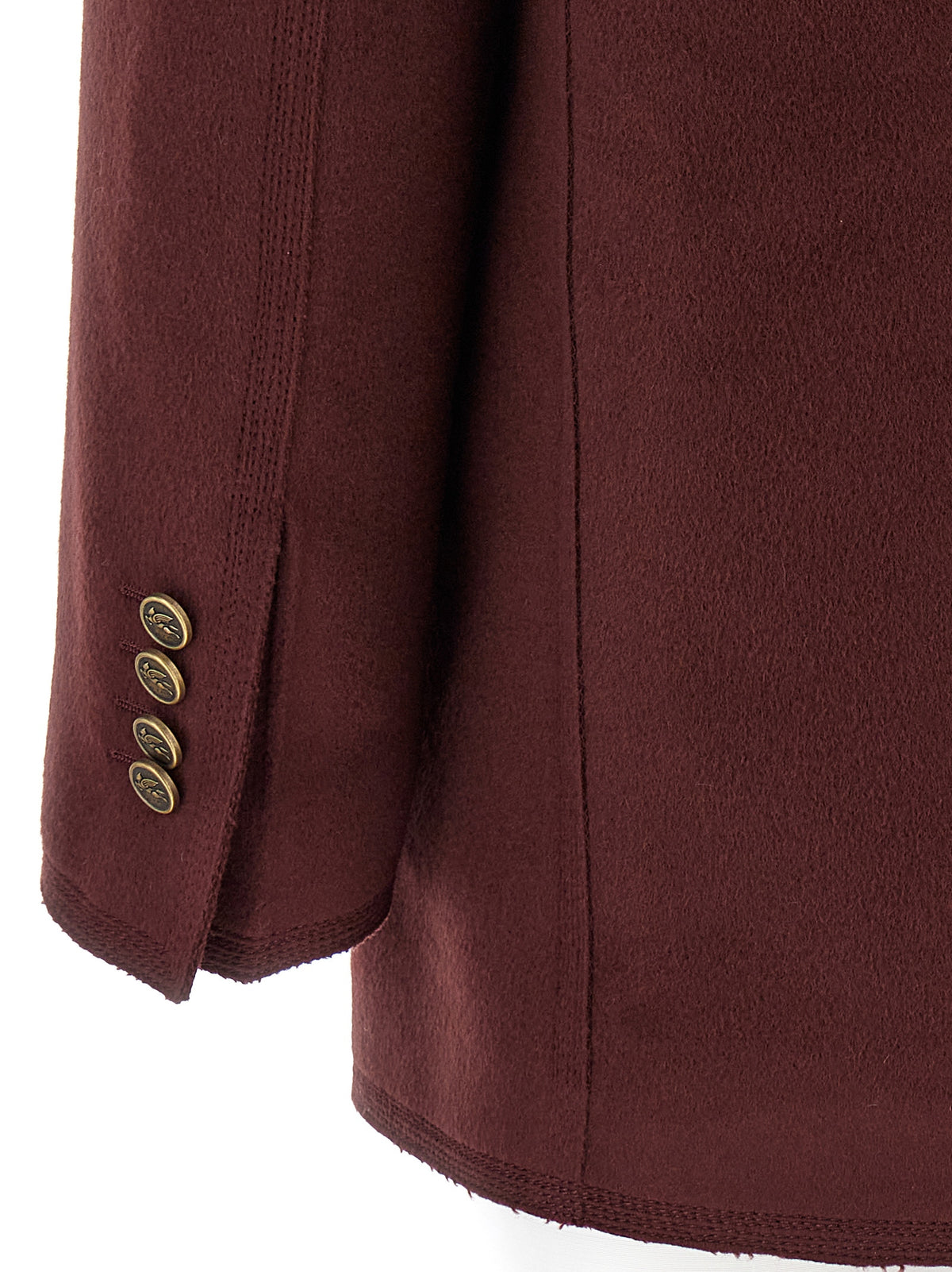 Blazer en laine Etro Bordeaux