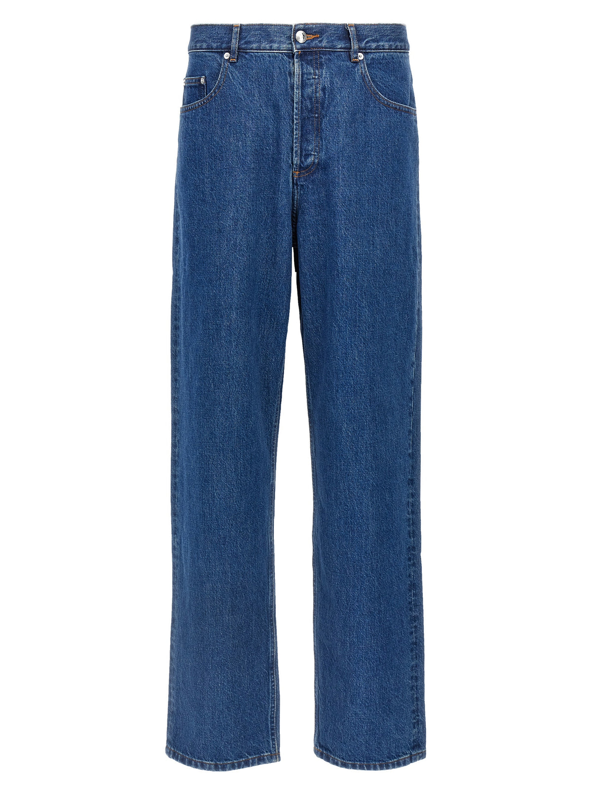Jean droit en coton bleu A.P.C.