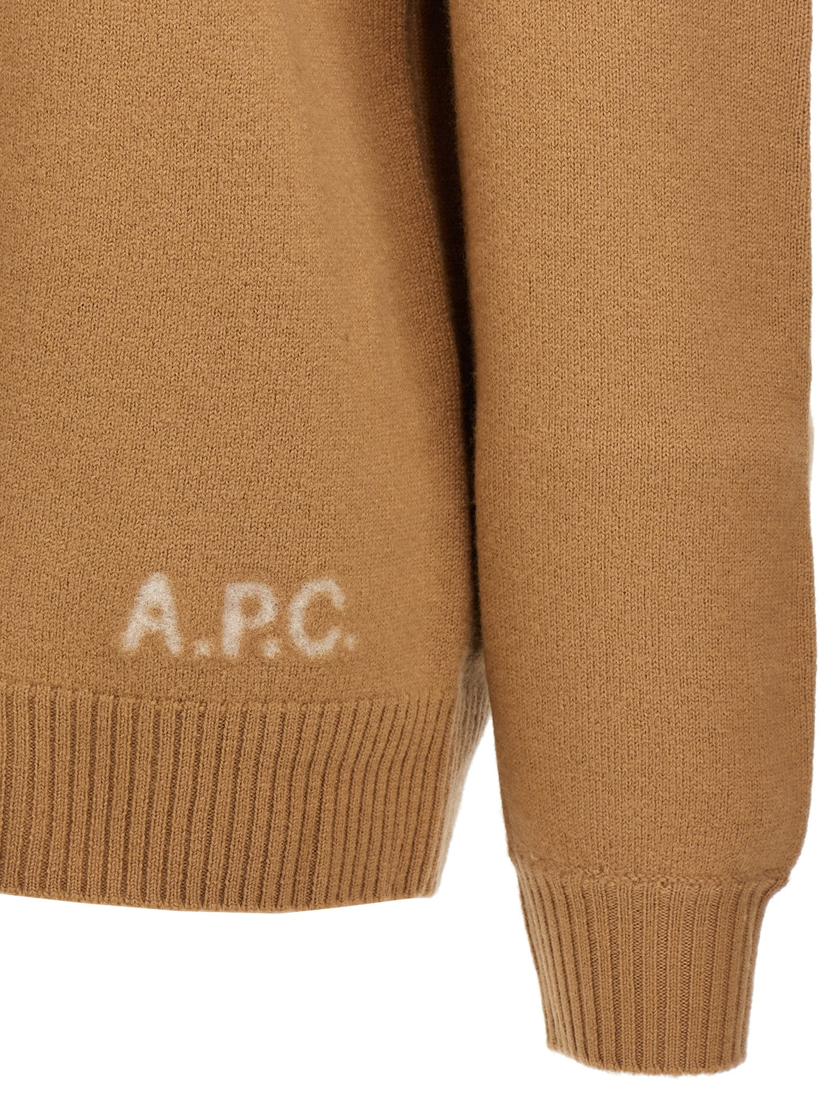 Cardigan A.P.C. in lana vergine beige