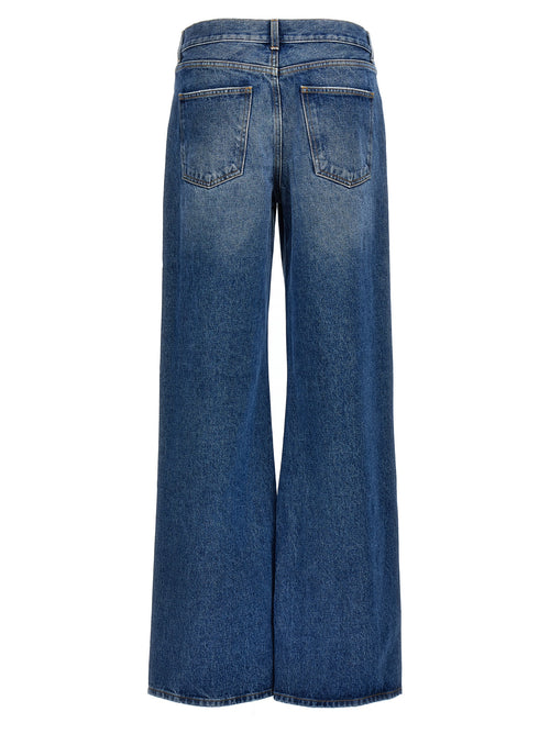 Jeans in denim di cotone blu Armarium