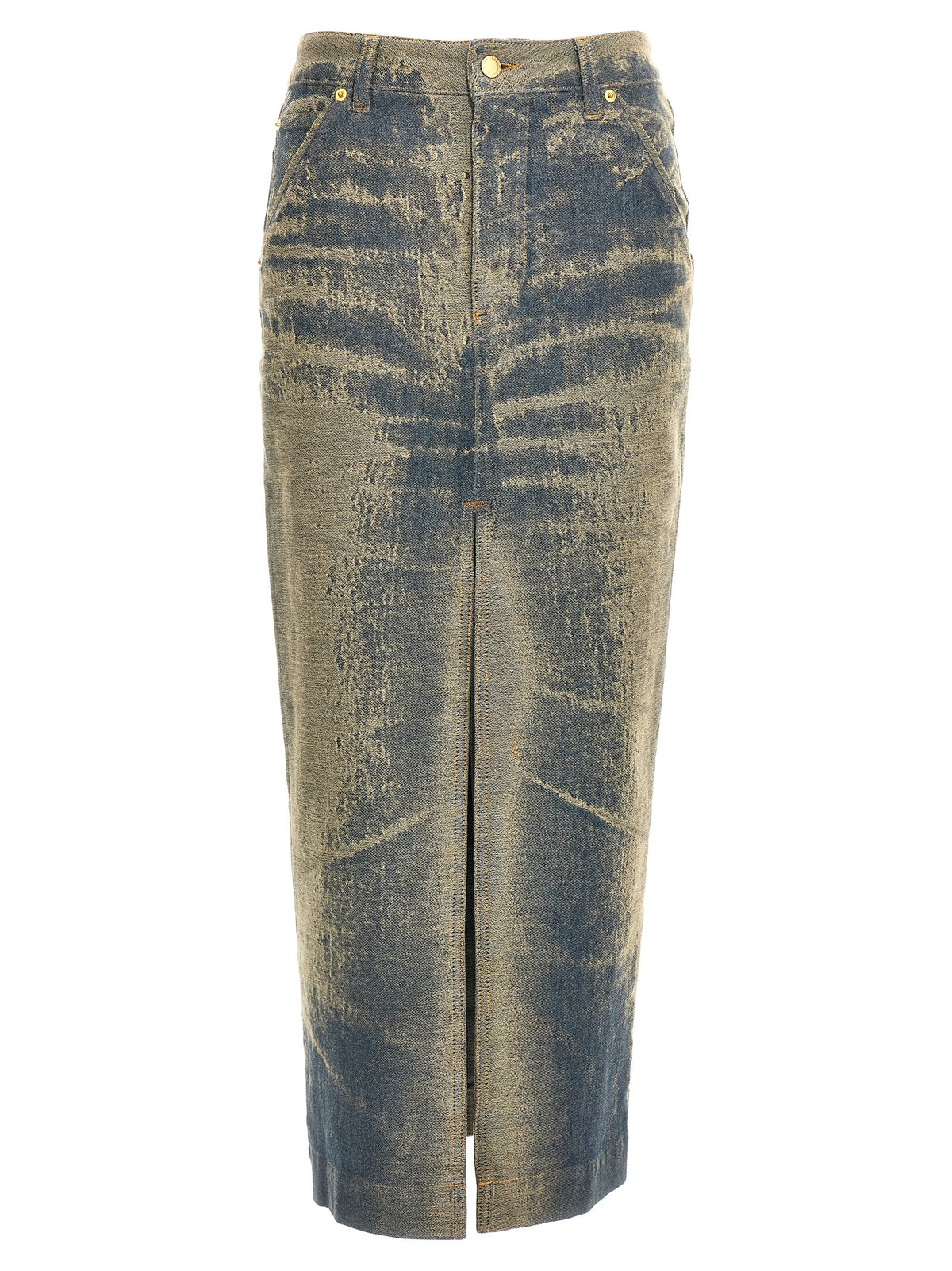 Minigonna in cotone blu Darkpark