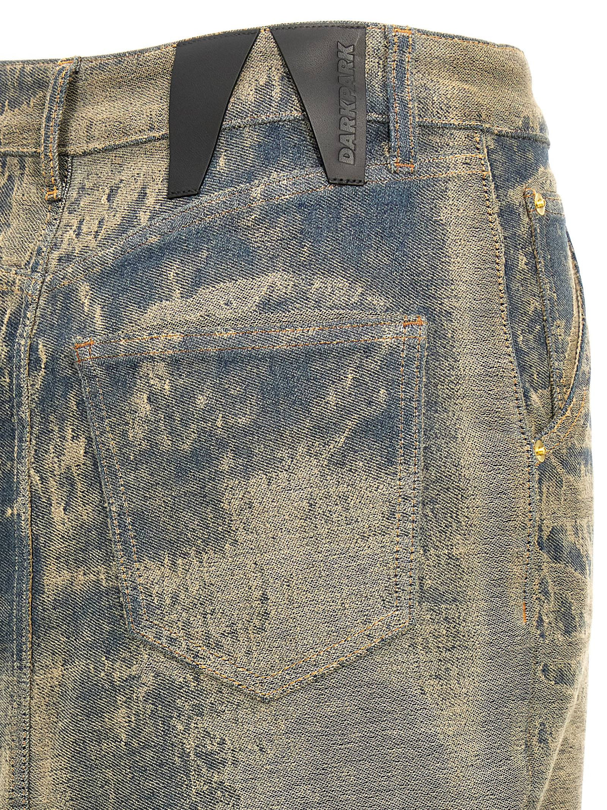Minigonna in cotone blu Darkpark