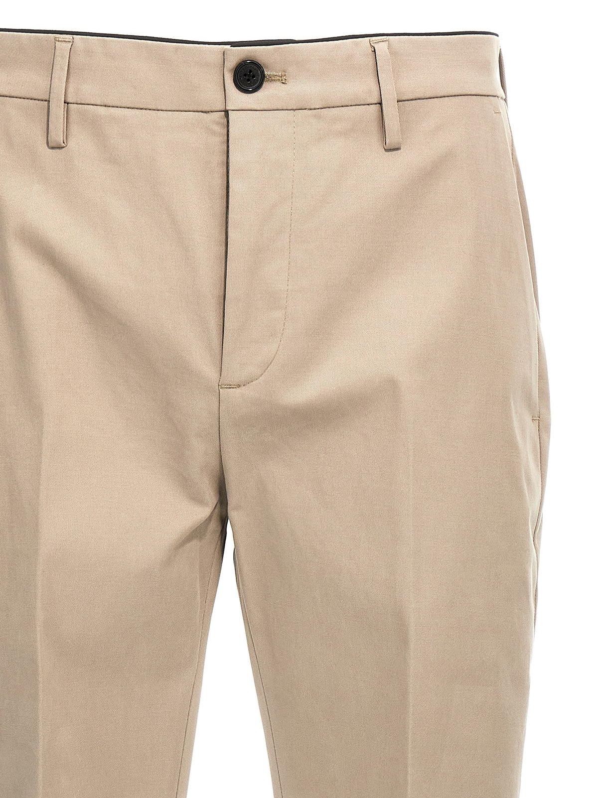 Pantaloni casual in cotone beige Department 5