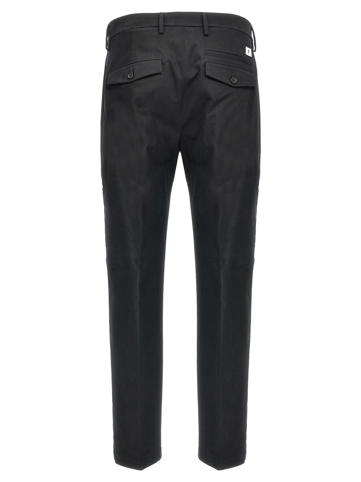 Department 5 Black Cotton Casual Pants
