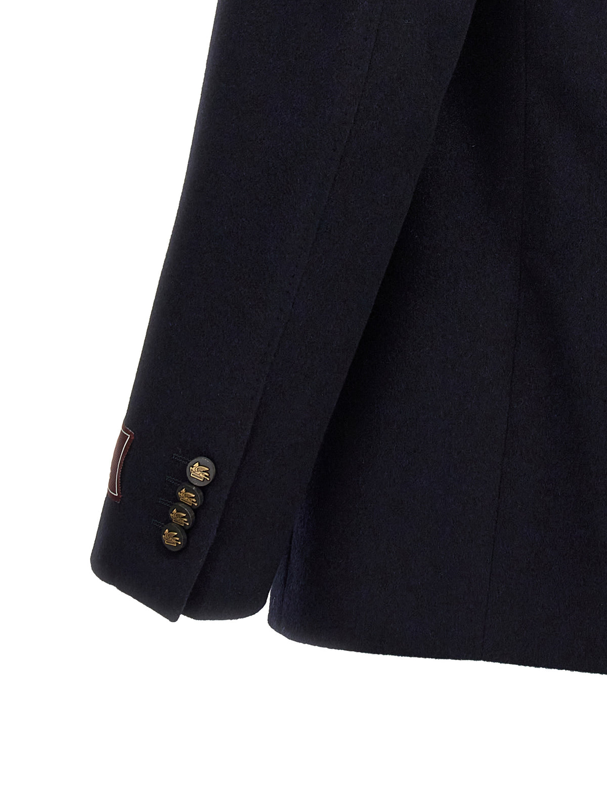 Blazer in cashmere blu Etro