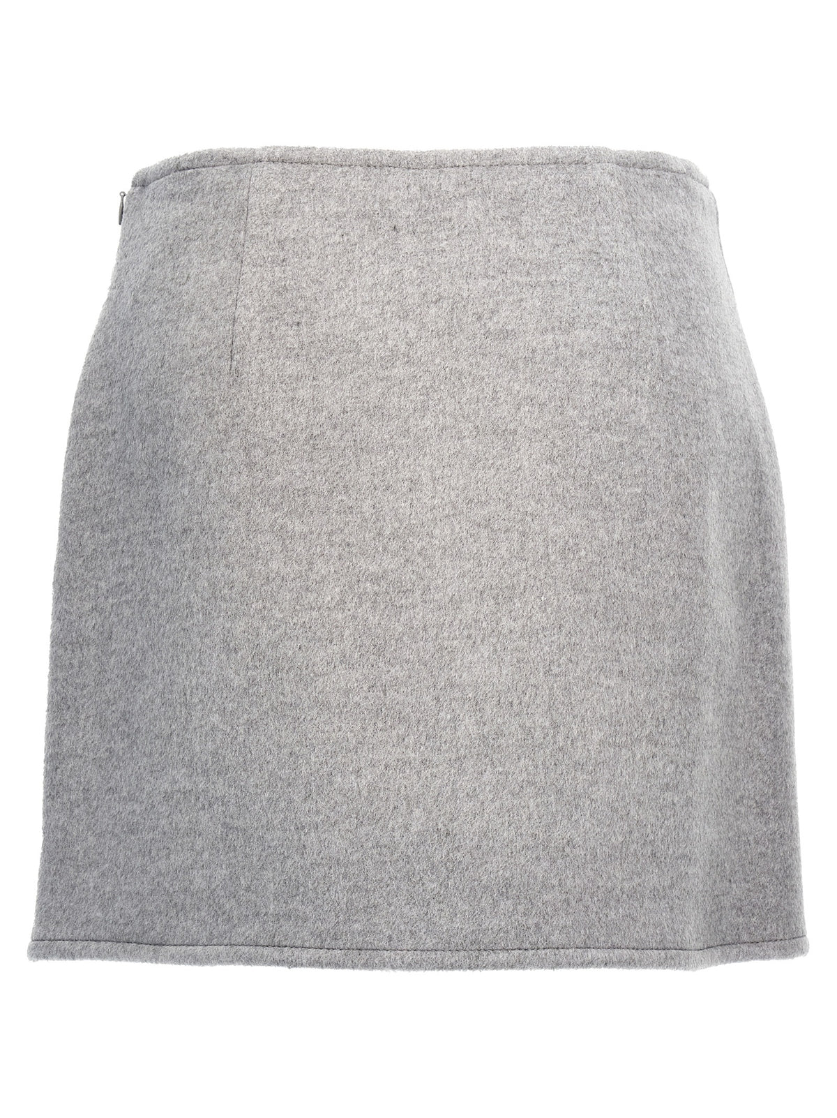 Jupe longue en laine grise Tory Burch